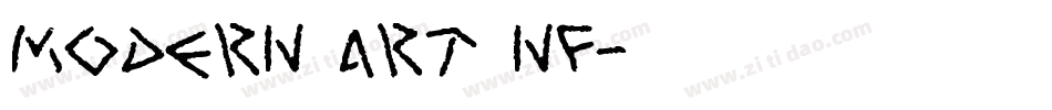 Modern Art NF字体转换